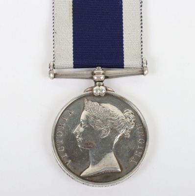 Victorian Navy Long Service and Good Conduct Medal to a Plumber on H.M.S. Revenge