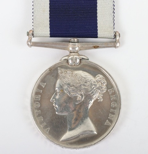 Victorian Navy Long Service and Good Conduct Medal to a Plumber on H.M.S. Hercules
