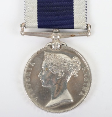 Victorian Navy Long Service and Good Conduct Medal to a Plumber on H.M.S. Hercules