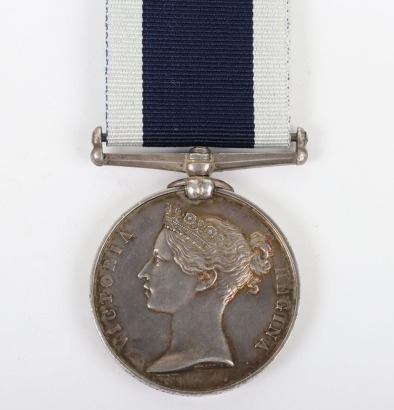 Victorian Navy Long Service Good Conduct Medal to a Plumbers Mate on H.M.S. Triumph
