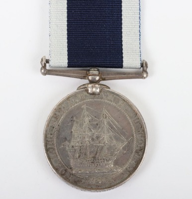 Victorian Navy Long Service Good Conduct Medal to a Plumbers Mate on H.M.S. Triumph - 3