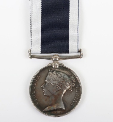 Victorian Royal Navy Long Service and Good Conduct Medal HMS Crocodile