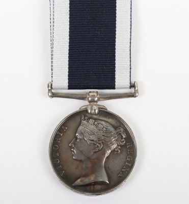 Victorian Royal Navy Long Service and Good Conduct Medal HMS Crocodile