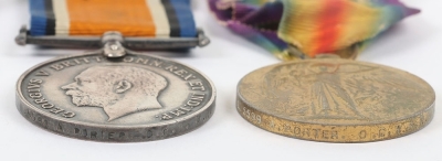Great War 1914-15 Star Medal Trio to an Officers Cook in the Royal Navy who was Discharged After Less than a Year&rsquo;s Service with his Services no Longer Being Required - 2