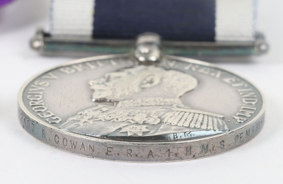 Royal Navy Great War 1914-15 Star Medal Trio and Long Service Good Conduct Medal Group of 4 to an Engine Room Artificer - 2