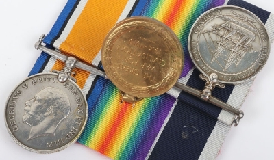 A Great War Medal Pair and Long Service Medal to a Royal Navy Cook - 3