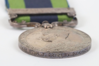Indian General Service Medal 1908-35 to The King&rsquo;s (Liverpool) Regiment for the Third Afghan War - 4