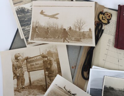 WW2 British Medal and Log Book Grouping of Pilot II Charles A V Brockbank, Flew Horsa Gliders for the Glider Pilot Regiment During Operation Varsity (Rhine Crossing) - 4