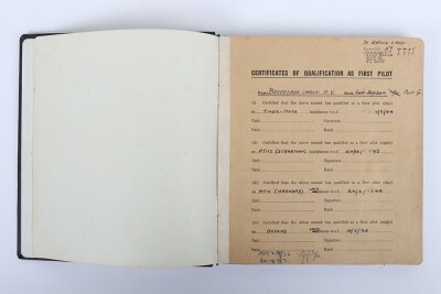 WW2 British Medal and Log Book Grouping of Pilot II Charles A V Brockbank, Flew Horsa Gliders for the Glider Pilot Regiment During Operation Varsity (Rhine Crossing) - 7
