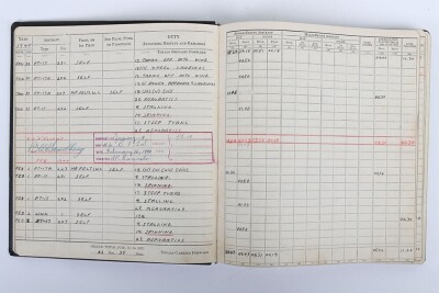 WW2 British Medal and Log Book Grouping of Pilot II Charles A V Brockbank, Flew Horsa Gliders for the Glider Pilot Regiment During Operation Varsity (Rhine Crossing) - 8
