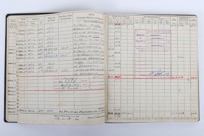 WW2 British Medal and Log Book Grouping of Pilot II Charles A V Brockbank, Flew Horsa Gliders for the Glider Pilot Regiment During Operation Varsity (Rhine Crossing) - 9