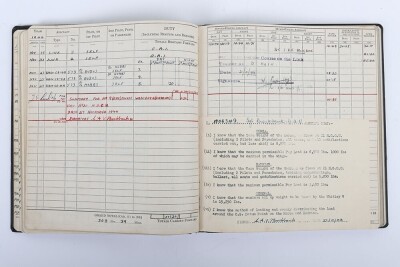 WW2 British Medal and Log Book Grouping of Pilot II Charles A V Brockbank, Flew Horsa Gliders for the Glider Pilot Regiment During Operation Varsity (Rhine Crossing) - 10