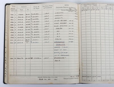 WW2 British Medal and Log Book Grouping of Pilot II Charles A V Brockbank, Flew Horsa Gliders for the Glider Pilot Regiment During Operation Varsity (Rhine Crossing) - 12