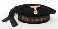 Kriegsmarine Enlisted Ranks “Donald Duck” Cap