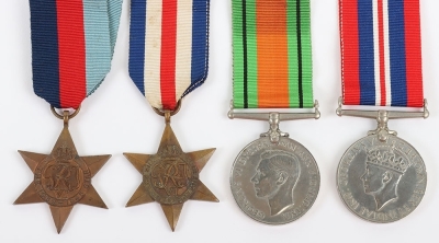 WW2 British Campaign Medals of Ronald Victor Jones who After WW2 Emigrated to the USA on the RMS Queen Mary, Later Joining the US Army Before Deserting and Being Discharged From the US Army for Bad Conduct - 2
