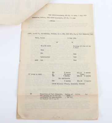WW2 British Campaign Medals of Ronald Victor Jones who After WW2 Emigrated to the USA on the RMS Queen Mary, Later Joining the US Army Before Deserting and Being Discharged From the US Army for Bad Conduct - 12