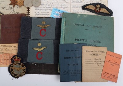 WW2 Royal Air Force No202 Squadron Medal and Log Book Grouping - 2