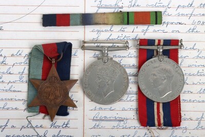 WW2 Royal Air Force No202 Squadron Medal and Log Book Grouping - 4