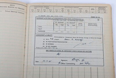 WW2 Royal Air Force No202 Squadron Medal and Log Book Grouping - 19