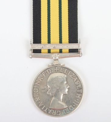 Africa General Service Medal to the Kings African Rifles for the Mau Mau Uprising