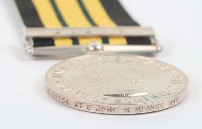 Africa General Service Medal to the Kings African Rifles for the Mau Mau Uprising - 2