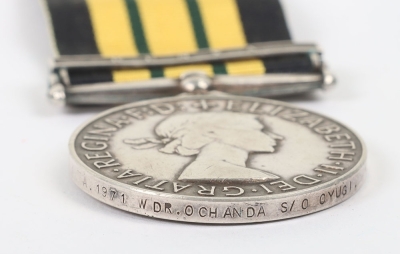 An Africa General Service Medal to a Warder for the Mau Mau Uprising - 2