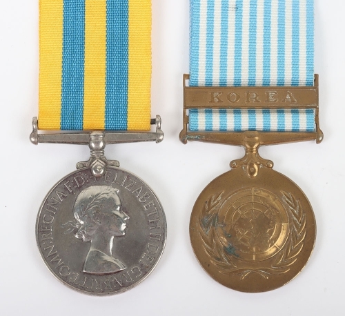 Korean War Campaign Medal Pair to the Royal Artillery