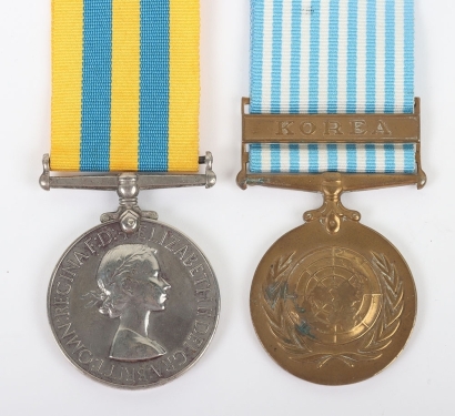 Korean War Campaign Medal Pair to the Royal Artillery