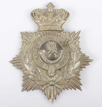 Victorian 1st Hants Rifle Volunteers Other Ranks Home Service Helmet Plate