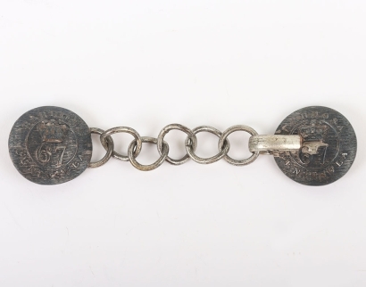 67th (South Hampshire) Regiment of Foot Officers Cloak Chains
