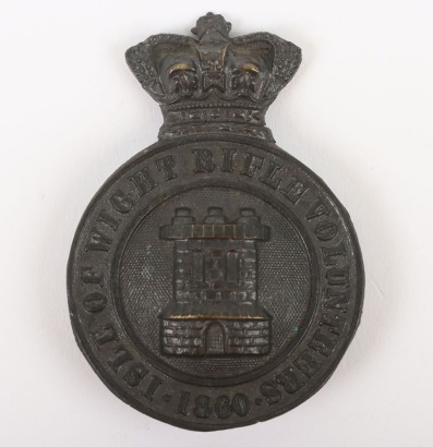 Victorian Isle of Wight Rifle Volunteers Other Ranks Glengarry Badge 1860-85