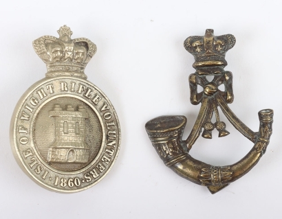 1st and 2nd Pattern Isle of Wight Rifle Volunteers Pouch Badges