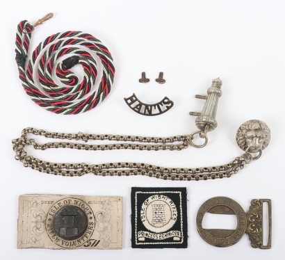 Isle of Wight Rifle Volunteers Waist Belt Clasp Prototype Design