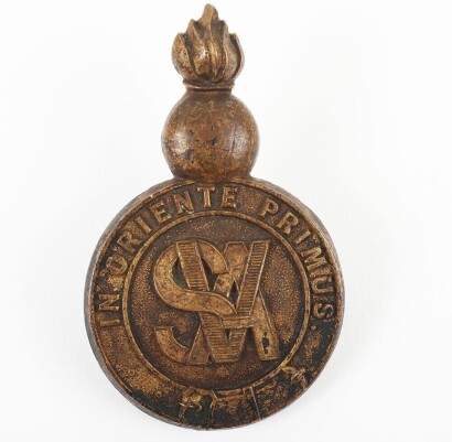 Scarce Singapore Artillery Volunteers Cap Badge