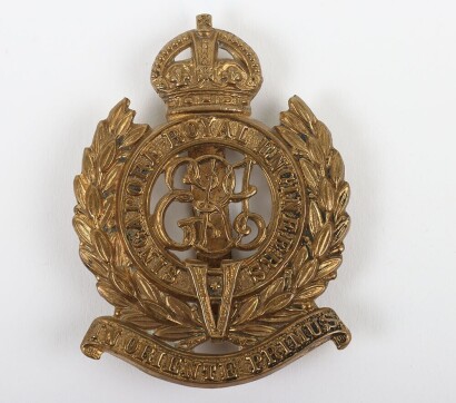 Edward VII Singapore Royal Engineers Volunteers Cap Badge 1902-11