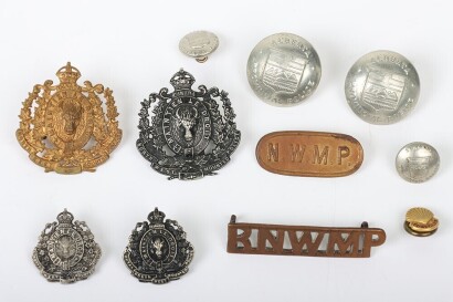 Canadian North West Mounted Police and Royal North West Mounted Police Badges and Insignia