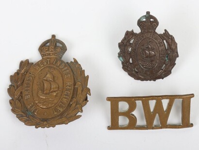British West Indies Regiment Badge Grouping