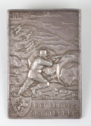 Scarce Commemorative Badge for the Scandinavian (Swedish) Volunteers Fighting with the Boers in Boer War,