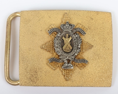 Victorian 2nd Volunteer Battalion Royal Highlanders The Black Watch Waist Belt Clasp