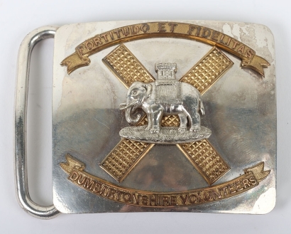 Dunbartonshire Rifle Volunteers Officers Waist Belt Clasp