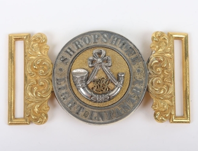 Shropshire Light Infantry Officers Waist Belt Clasp