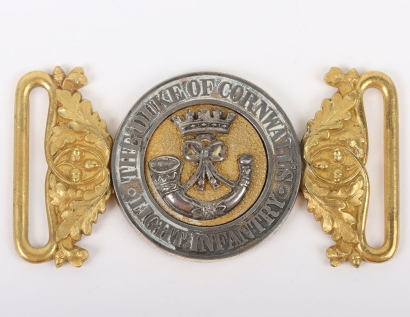 The Duke of Cornwall&rsquo;s Light Infantry Officers Waist Belt Clasp