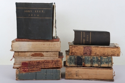 A good selection of 'British Army Lists' Books, 1793-1867