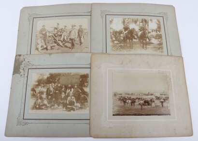 Original Album Print Photographs of Boer War Interest,