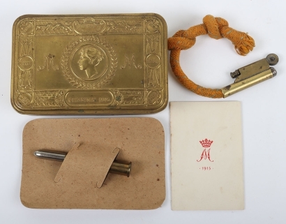 1914 Princess Mary Gift Tin with Associated Items