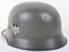 Scarce WW2 German Army Officers Parade Pattern Helmet - 3