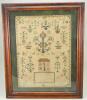 Early nineteenth century framed sampler by Mary Anne, aged 13,