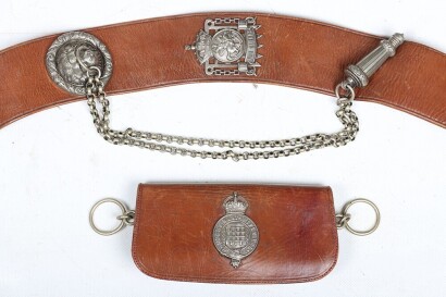 Westminster Rifles Officers Pouch Belt and Pouch