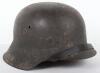 German Army M-42 Single Decal Steel Combat Helmet - 2