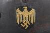 German Army M-42 Single Decal Steel Combat Helmet - 6